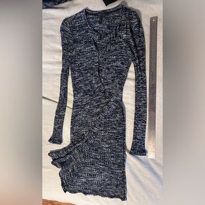 Bang top with slit down the side